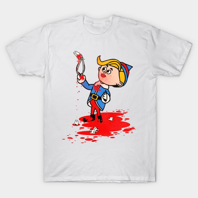 Hermey the Elf Tooth Extraction Specialist T-Shirt by darklordpug